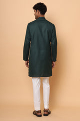 Deep Emerald Green Kurta Set