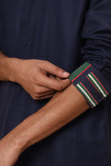 Navy Blue Kurta Set for Diwali Parties