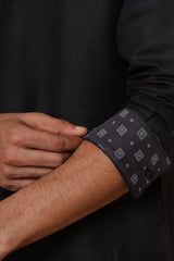 Timeless Black Charm Kurta Set
