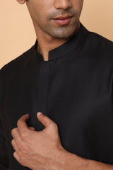 Timeless Black Charm Kurta Set