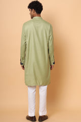 Pista Green Kurta Set