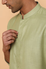 Pista Green Kurta Set