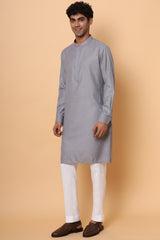 Grey Symphony Kurta Set