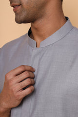 Grey Symphony Kurta Set
