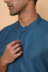 Turquoise Temptation Kurta Set