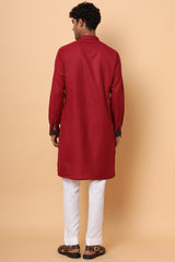 Maroon Melody Kurta Set