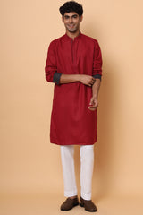 Maroon Melody Kurta Set