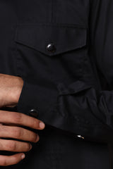 Onyx Black Pathani Kurta Set