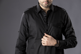 TARAHDAAR- Midnight Blue Pathani Kurta Set