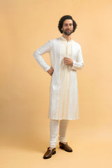 Sandstone Ivory Kurta Set