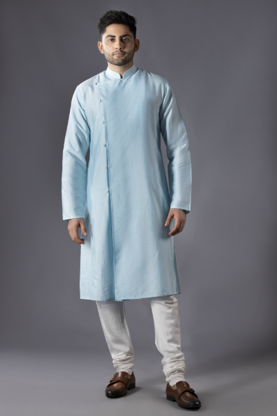 Ambar: Pastel Blue Kurta Set