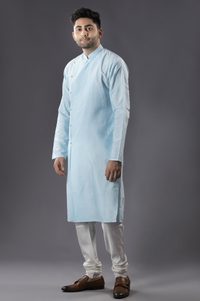Ambar: Pastel Blue Kurta Set