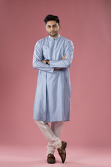 Ambar: Pastel Blue Kurta Set